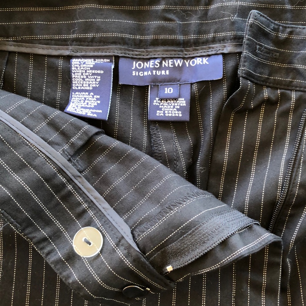 Jones New York pinstripe pants